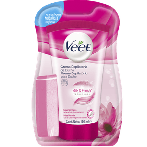 Veet Crema Depilatoria De Ducha Silk&Fresh Pieles Normales