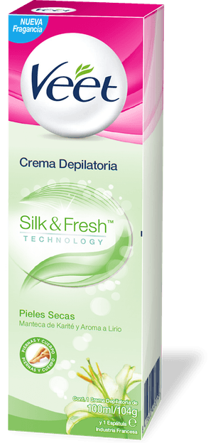 Veet Crema Depilatoria Corporal Silk&Fresh Pieles Secas