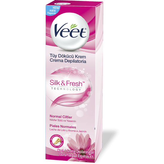 Veet Crema Depilatoria Corporal Silk&Fresh Pieles Normales